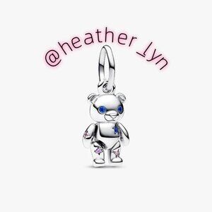 Pandora Movable Teddy Bear Dangle Charm